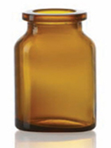 30 ml injectieflacon, amber, type 3 geblazen glas